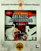 Star Wars Saga - Galactic Battlegrounds (2001) - Lucas Arts - Rated T (Teen) - $16.82