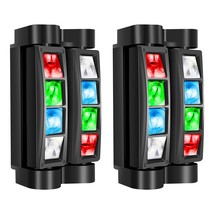 Moving Head Dj Light, Stage Lights For Parties, Rgbw 8X10W Led Spider Beam Light - £145.45 GBP