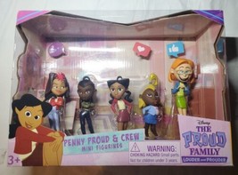 New Disney The Proud Family Louder &amp; Prouder Penny Proud + Crew Figurines Pack - £28.45 GBP