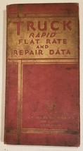 1930 Truck Rapid Flat Rate and Repair Data - $28.50