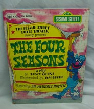 Vintage 1979 The Sesame Street The Four Season Big A Golden Book Grover - £11.63 GBP