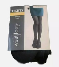 West Loop Tights Shaper Opaque Size M Black - Slimming &amp; Comfortable Fit - $2.28