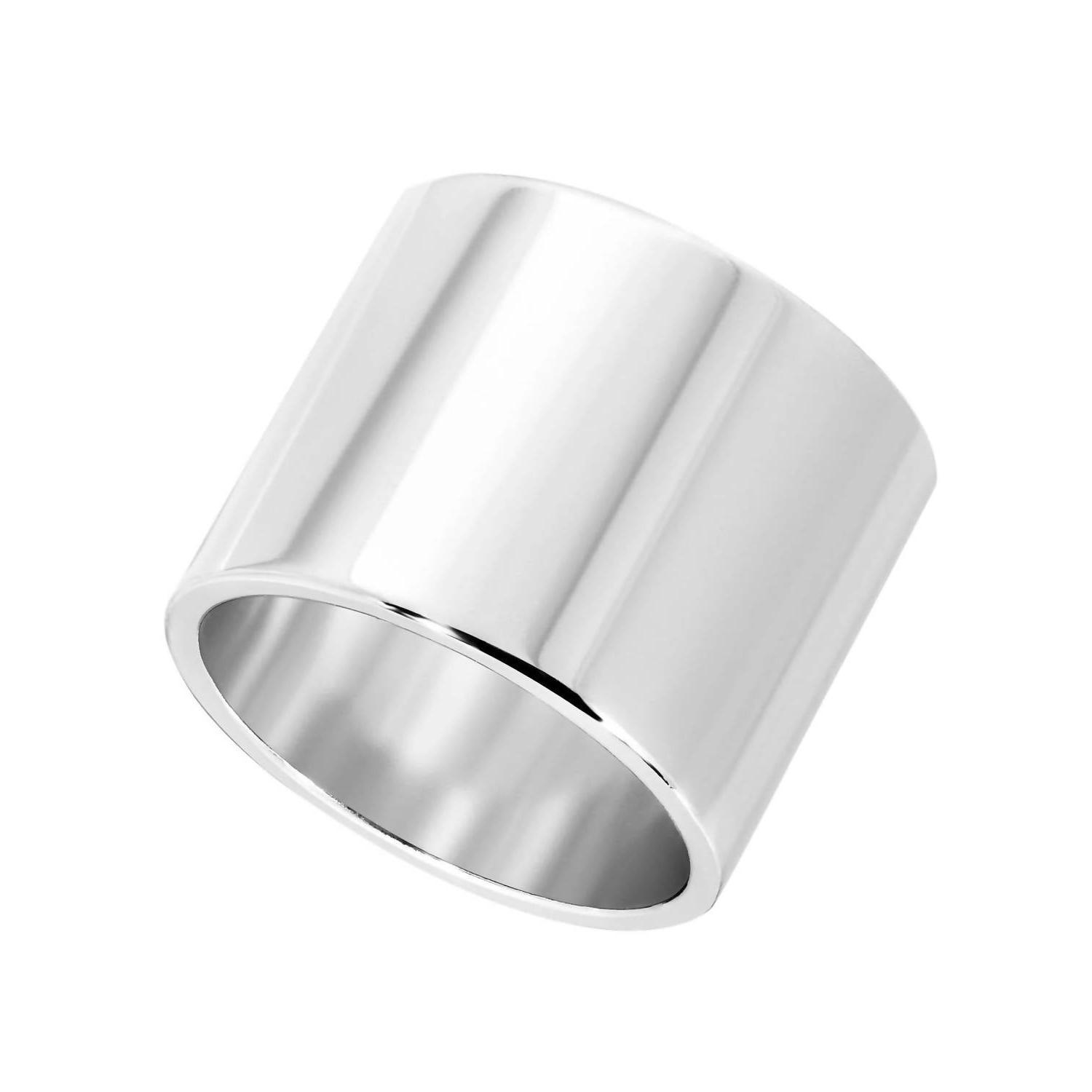 Eklexic Thick Flat Ring Silver - $71.00