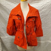 Anne Klein Women&#39;s Stretch Red Jacket, Size M - £35.02 GBP