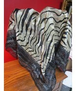Anne Klein semi sheer silk scarf 32in - $42.56 CAD