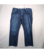 Tommy Hilfiger Freedom Jeans Men&#39;s 42x32 Wide Straight Leg 100% Cotton D... - $26.00