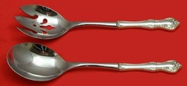 Debussy by Towle Sterling Silver Salad Serving Set Pierced 10 1/2&quot; Custo... - $132.76