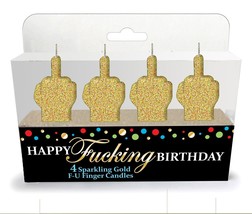 Happy f*ing birthday candle set - $27.49