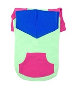 Pink on Mint Green with Blue Hood Color Block Hoodie Sizes X Sm - 4X Lrg    - $34.53 CAD