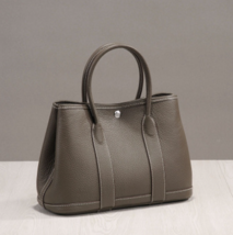 Genuine pebbled leather luxury commute travel bag tote - £69.60 GBP+