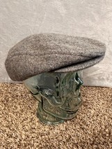 Vintage Wool Newsboy Cap Gray Hatterdashery Seattle, WA Adjustable - £35.87 GBP