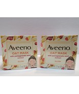 New Aveeno Oat Mask With Pomogranate Seed Extract For Glowing Skin 1.7 O... - $5.48 CAD