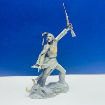 Jim Ponter Pewter Franklin mint western native figurine sculpture Chief Quanah - £96.75 GBP