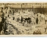 Gauci Bros Holy Land Model Real Photo Postcard Animated Statues  - $17.82