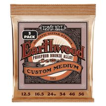 Ernie Ball Earthwood Medium Light Phosphor Bronze Acoustic Guitar String... - $5.93