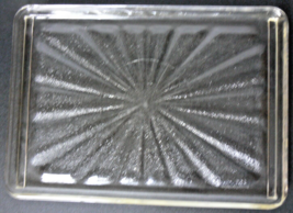 AMANA TAPPAN VINTAGE 15.25”x10.75” Rectangle Glass Microwave Plate 736T0... - $58.79