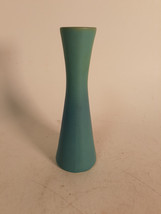 Mid Century Van Briggle 8&quot; Bud Vase, Turquoise Matte Glaze, Perfect Cond. - £28.33 GBP