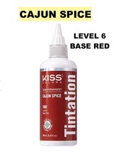 Kiss Tintation Semi-Permanent Hair Color 5 Oz Cajun Spice T860 Level:6 Base Red - £4.43 GBP