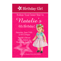 American Girl Digital party invitation - Choose your favorite doll   - £4.79 GBP