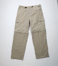 Vintage 90s Streetwear Mens XL Convertible Wide Leg Cargo Pants Shorts B... - $5.45