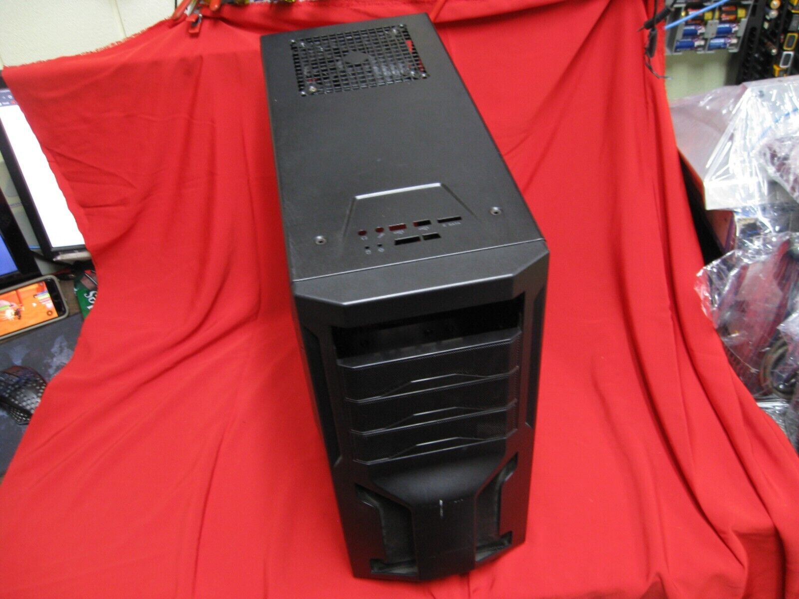 Vintage IBuyPower PC Case DIY gaming tower w 2 Fans Originally A Win7 Sy... - $49.49