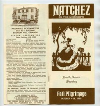 1980 Natchez on the Mississippi Fall Pilgrimage Mansion Booklet - £13.41 GBP