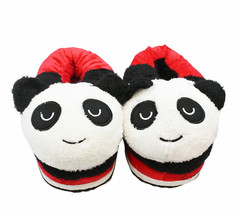 New Girl Women Cute CARTOON PANDA Soft Warm Plush Indoor Home Winter Slippers - £9.31 GBP