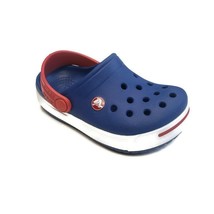 CROCS Crocband II Kids Lightweight Slip On Clogs Kids Size C 6/7 Shoes Blue - £26.75 GBP