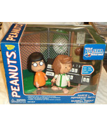 Peanuts Marcie &amp; Peppermint Patty In Baseball Dugout Deluxe Playset RARE... - $186.64