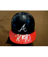 FRED MCGRIFF 1995 WSC ATLANTA BRAVES HOF SIGNED AUTO MINI HELMET JSA BEAUTY - $4,704.00 MXN