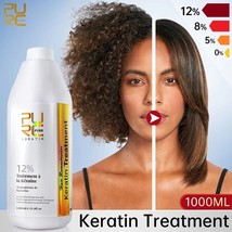 Brazilian Keratin 12% Frizzy Dry Damaged Repair Hair Straightening Treatment - £60.03 GBP