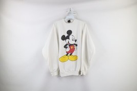 Vintage 90s Disney Womens XL Distressed Mickey Mouse Crewneck Sweatshirt... - £69.75 GBP