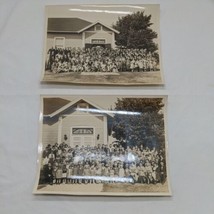 Set Of (2) 1930s Vintage Decatur Illinois Village Photos 10&quot; X 8&quot; - £17.73 GBP