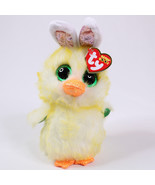 Ty Beanie Boos Coop Easter Chick With Bunny Ears Plush Yellow Green Eyes... - $7.85