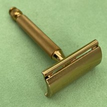 Gillette Safety Razor Vintage 3-Piece Ball End Gold Tone - $31.30