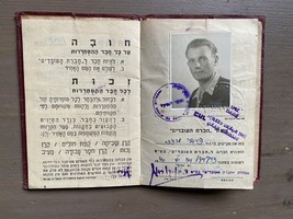 Document de membre de l&#39;Union générale des travailleurs d&#39;Israël de... - $25.20