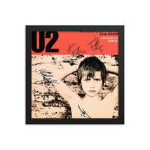 U2 12 inch signed &quot;Two Hearts Beat As One&quot; single album Reprint - £59.95 GBP