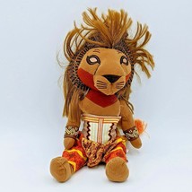  The Lion King Plush Simba Broadway Musical Show Stuffed Doll Tribal Animal - £7.76 GBP
