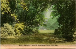 Vintage Postcard 1900-1910 -488.  Paris - Bois de Boulogne - Une Clairiere  - £3.07 GBP