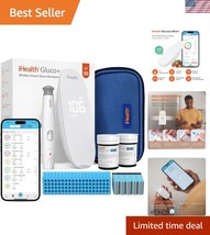 Rechargeable Glucose Monitoring Kit with Built-In Alerts for Diabetes Care - $52.50