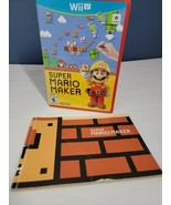 Super Mario Maker (Nintendo Wii) Complete - Tested W/ Booklet Guide - £11.84 GBP