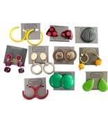 Lot Of  10 Vintage Women’s Earrings Unique   Cathy&amp; Marsha Brand - $373.47 MXN