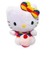 TY Beanie Baby HELLO KITTY (Cupcake) 5.5 in Plush Stuffed Cat Retired Clean - $23.43 CAD