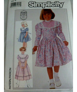 Vintage Simplicity 7406 Gunne Sax Pattern Size 4 Dress Jessica McClintoc... - $13.55 CAD