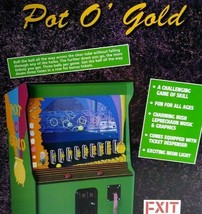 Pot O Gold Arcade Skill Game Flyer Leprechaun Inc. Vintage Artwork 8.5&quot; ... - £17.22 GBP