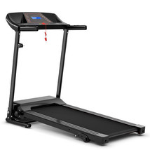 1.0 HP Foldable Treadmill Electric Support Mobile Power - Color: Black - €359,08 EUR