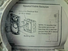 BRAND NEW Simplex White SV Mounting Plate Wall 49MP-SVWW FREE SHIPPING !!! - $15.70