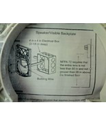 BRAND NEW Simplex White SV Mounting Plate Wall 49MP-SVWW FREE SHIPPING !!! - $15.70