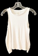 Madewell White Ribbed Tank Top Women’s Size Small Sleeveless image 5