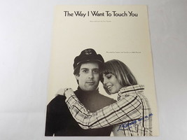 Vintage Sheet Music The Captain &amp; Tennille The Way I Want To Touch You 1973 - £6.99 GBP